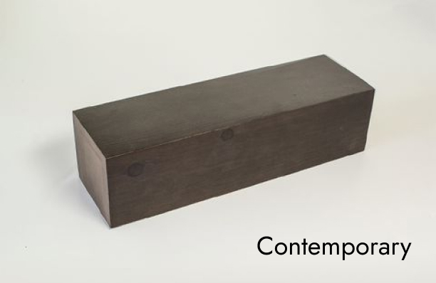 dark contemporary wood ceiling beam sample for modern interior